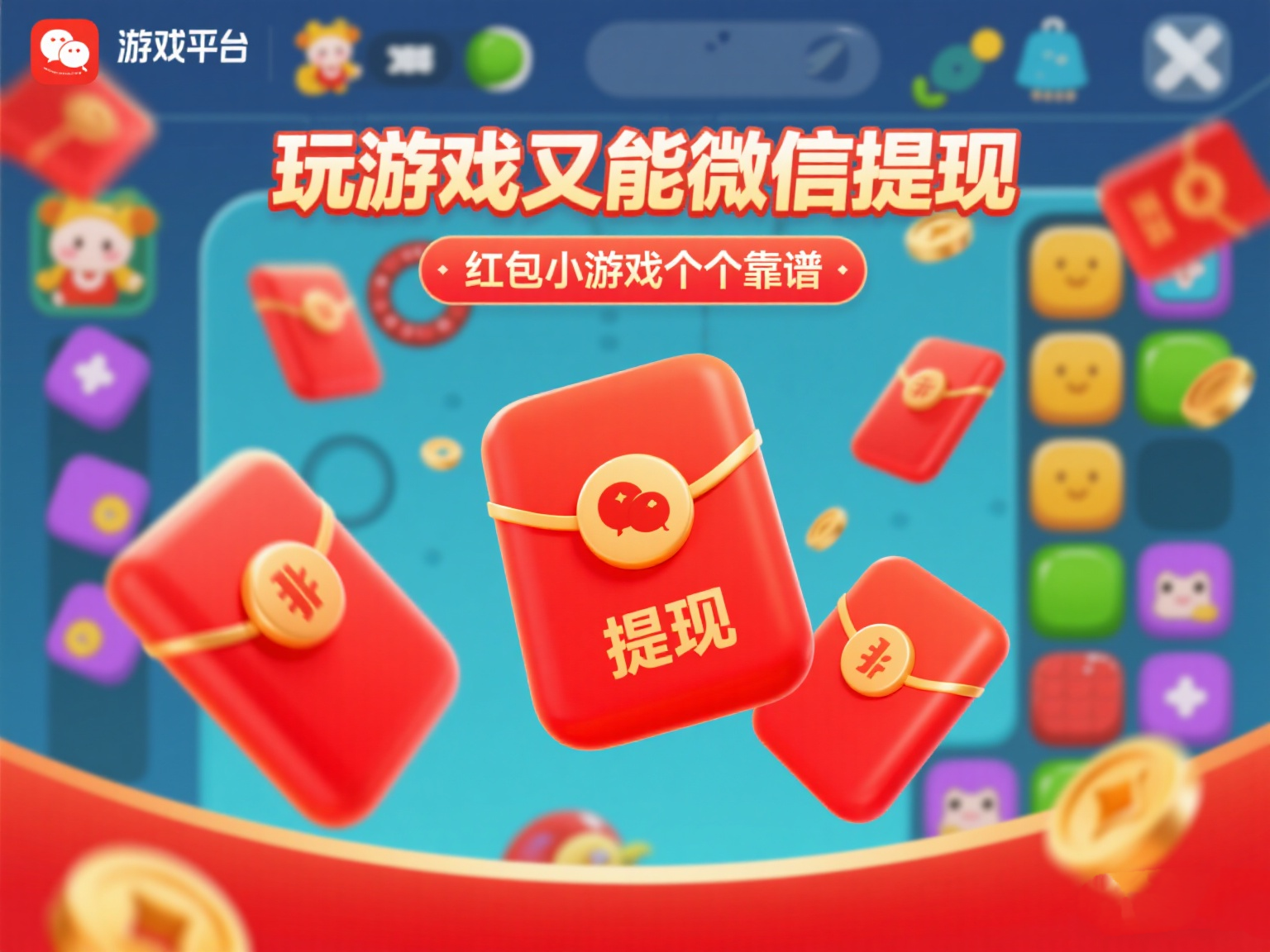 玩游戏又能微信提现的平台，红包小游戏个个靠谱-第1张图片