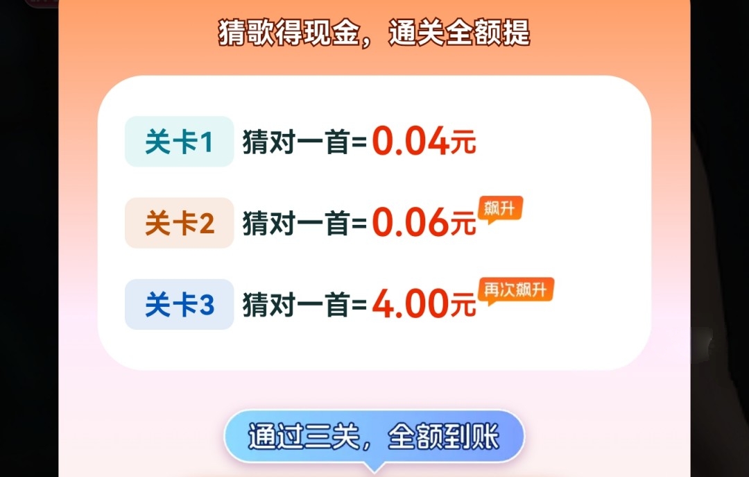 趣味猜歌王游戏真的能赚钱吗？评鉴：基本上是不能挣钱-第2张图片